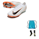 Nike AIR Zoom Mercurial Vapor 16 XVI Elite FG + Meia Antiderrapante + Bolsa