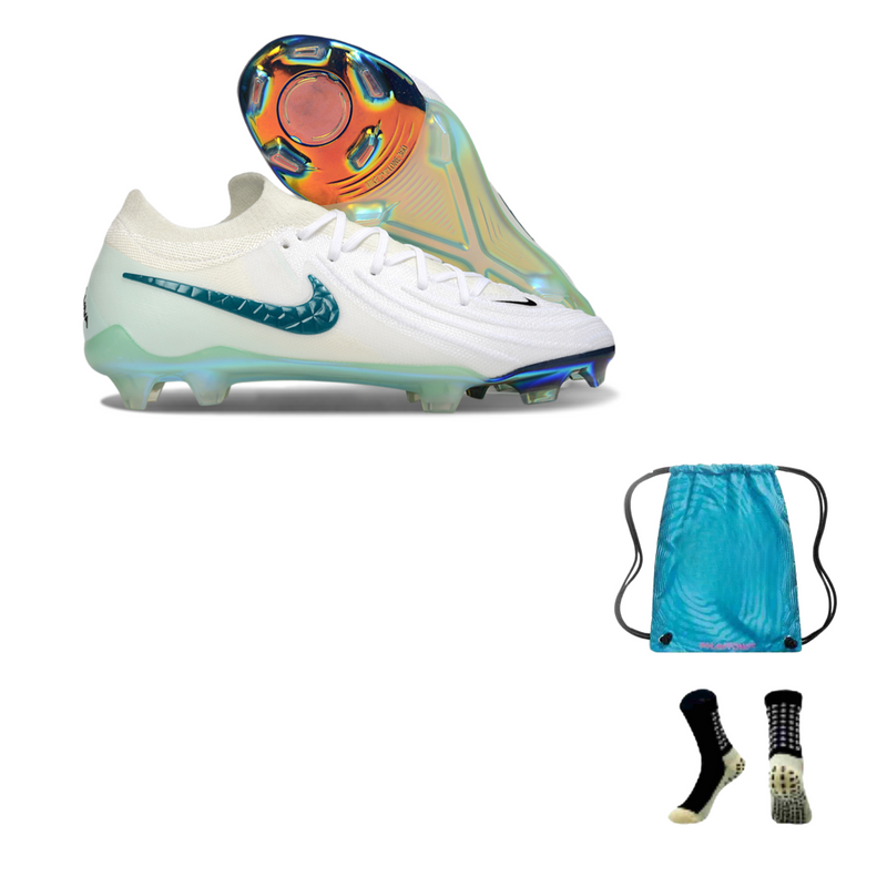NIKE PHANTOM GX II ELITE FG + MEIA ANTIDERRAPANTE + BOLSA