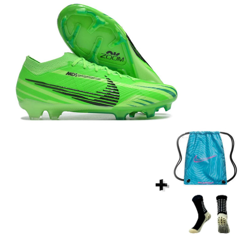 Nike Air Zoom Mercurial Vapor XV Elite  FG + Meia Antiderrapante + Bolsa