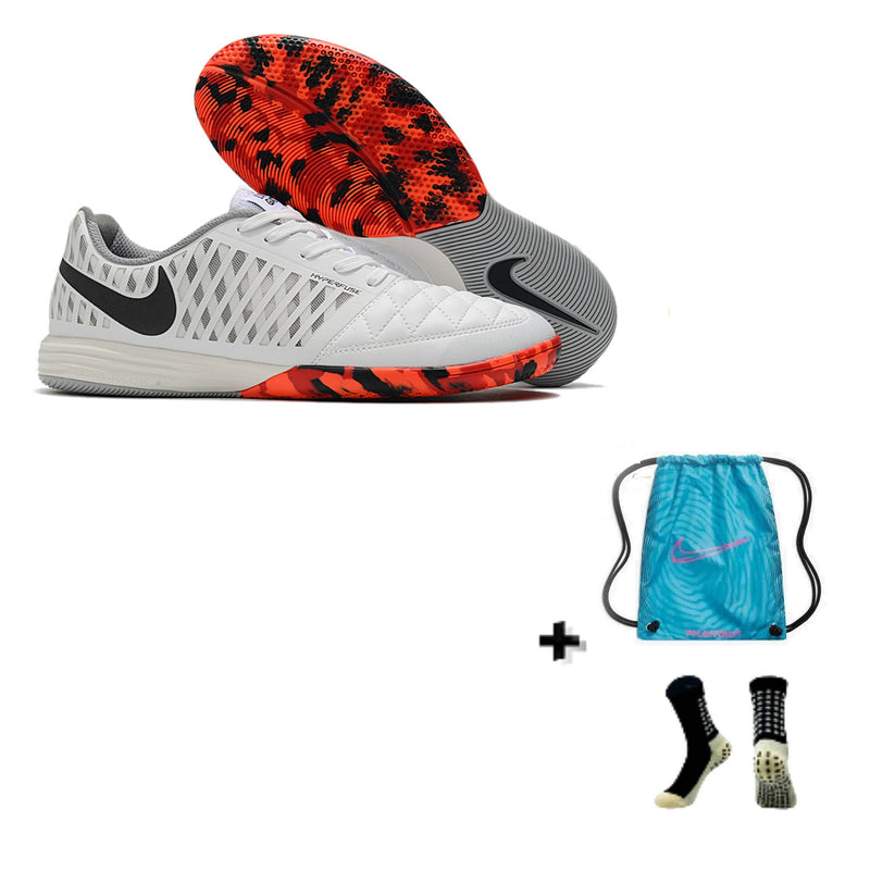 Nike Lunar Gato II Futsal + Meia Antiderrapante + Bolsa
