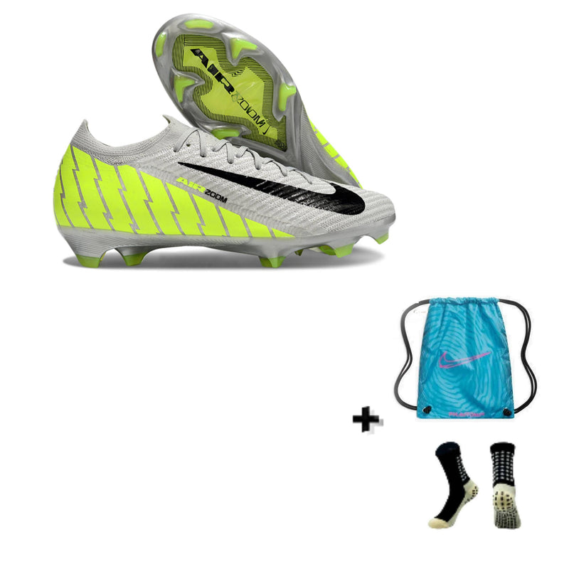 Nike AIR Zoom Mercurial Vapor 16 XVI Elite FG + Meia Antiderrapante + Bolsa