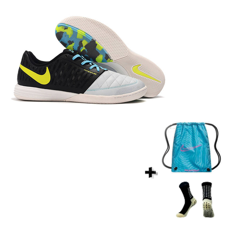 Nike Lunar Gato II Futsal + Meia Antiderrapante + Bolsa