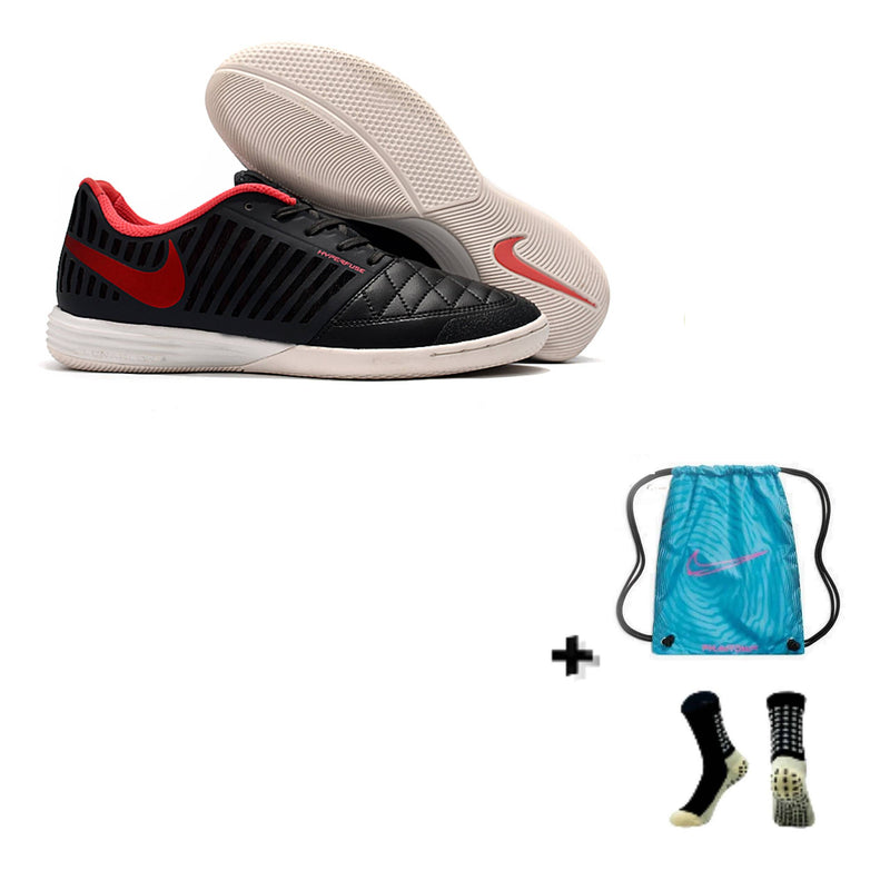 Nike Lunar Gato II Futsal + Meia Antiderrapante + Bolsa