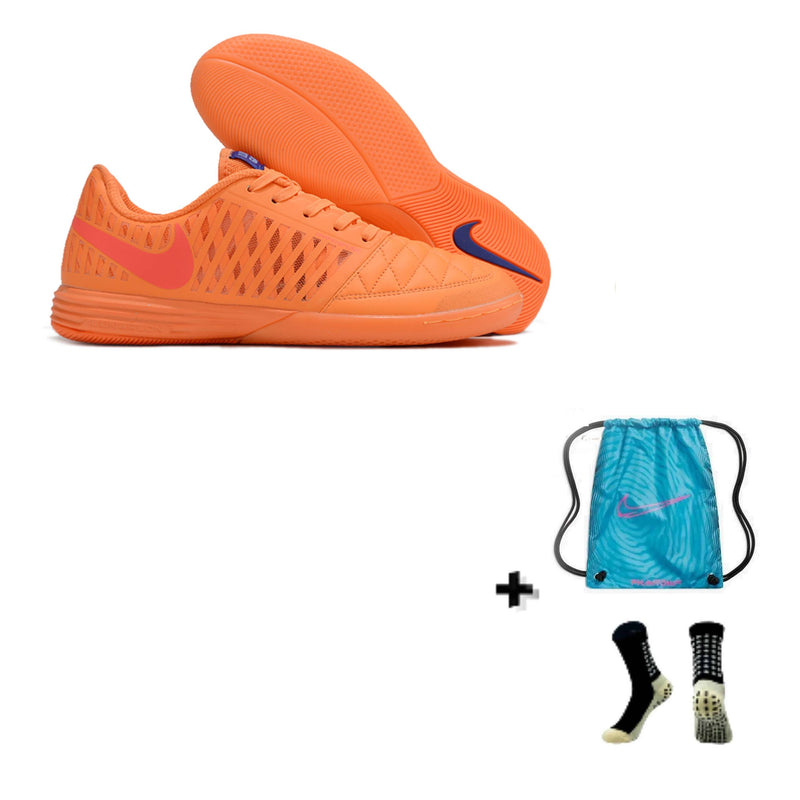 Nike Lunar Gato II Futsal + Meia Antiderrapante + Bolsa
