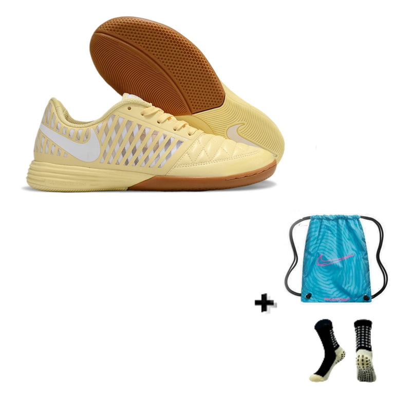 Nike Lunar Gato II Futsal + Meia Antiderrapante + Bolsa