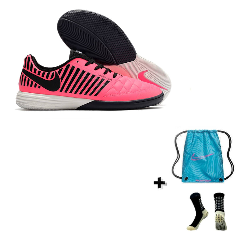 Nike Lunar Gato II Futsal + Meia Antiderrapante + Bolsa