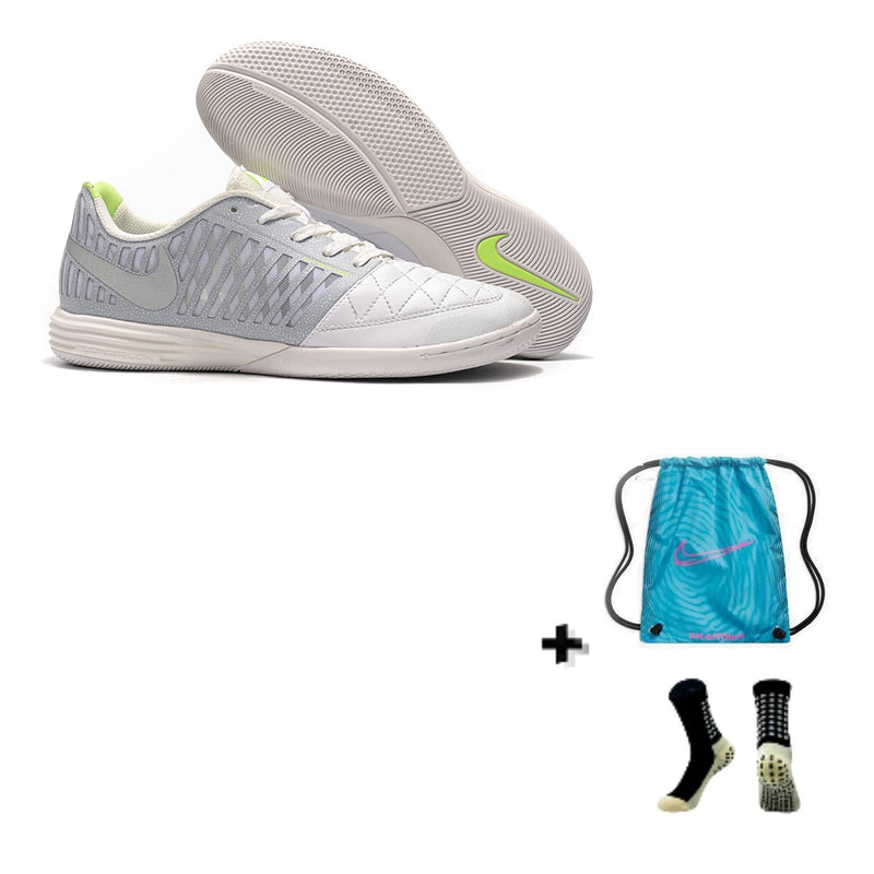 Nike Lunar Gato II Futsal + Meia Antiderrapante + Bolsa
