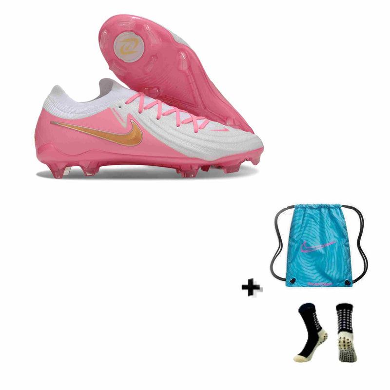 NIKE PHANTOM GX II ELITE FG + MEIA ANTIDERRAPANTE + BOLSA