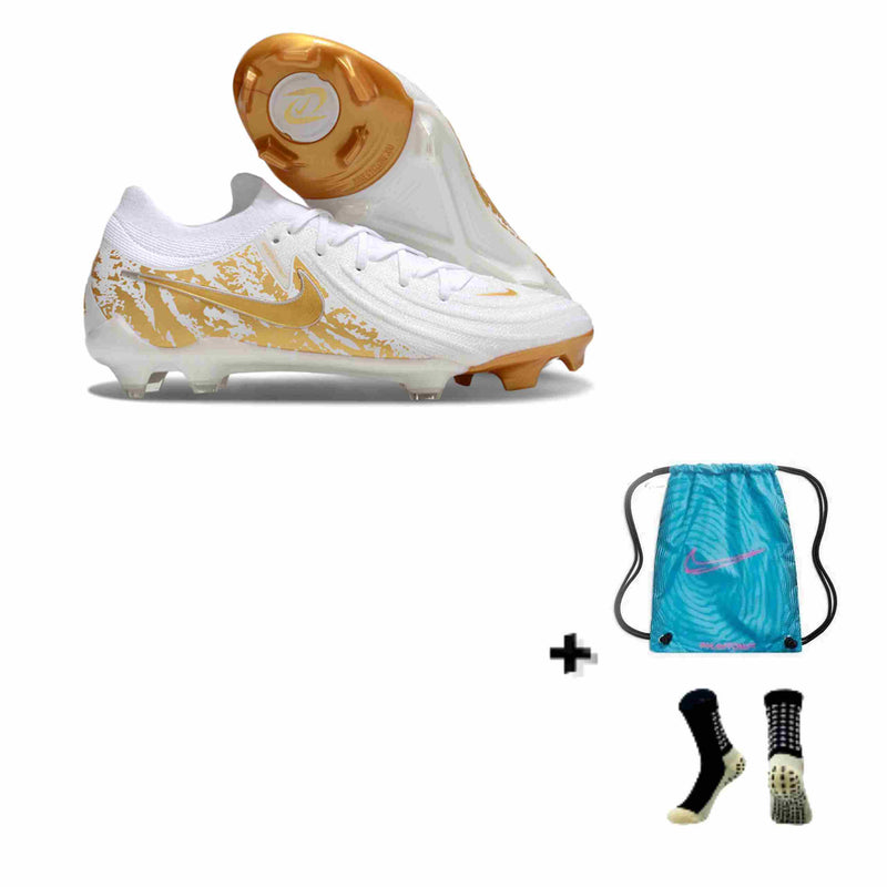NIKE PHANTOM GX II ELITE FG + MEIA ANTIDERRAPANTE + BOLSA