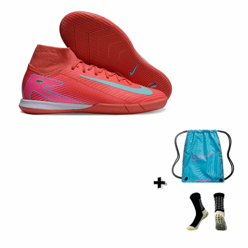 Nike Air Zoom Mercurial Superfly X Elite Futsal + Meia Antiderrapante + Bolsa