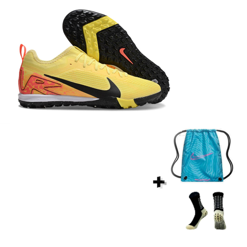 Nike Air Zoom Mercurial Vapor 16 XVI Pro  (Society) + Meia Antiderrapante + Bolsa