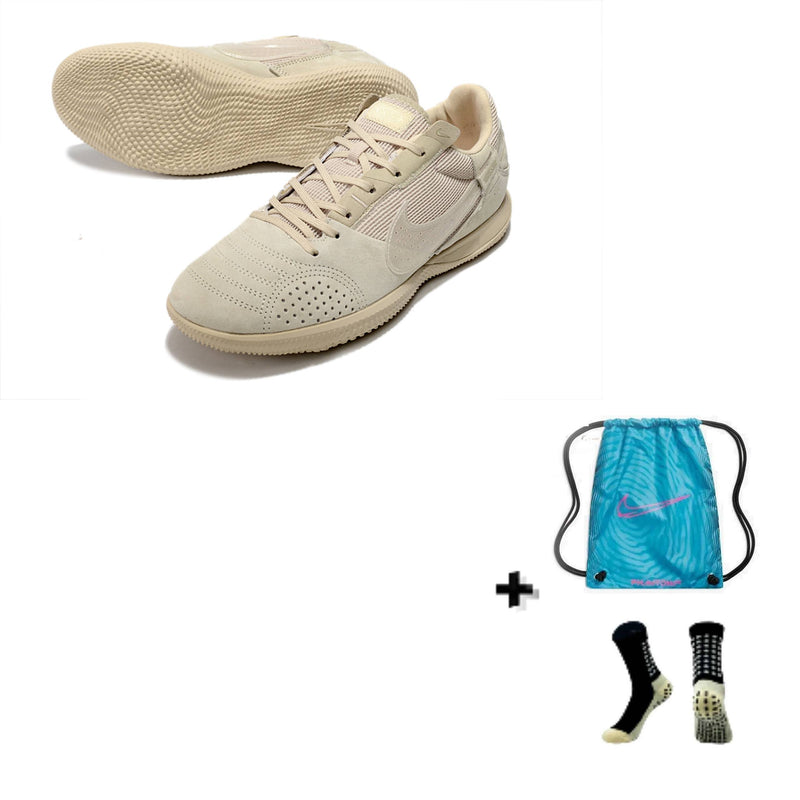 Nike Streetgato Futsal + Meia Antiderrapante + Bolsa