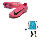 Nike AIR Zoom Mercurial Vapor 16 XVI Elite FG + Meia Antiderrapante + Bolsa