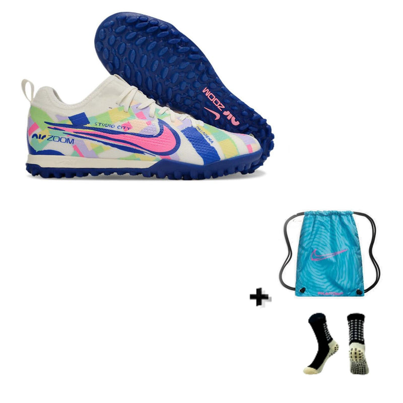 Nike Air Zoom Mercurial Vapor XXV Pro Society + Meia Antiderrapante + Bolsa