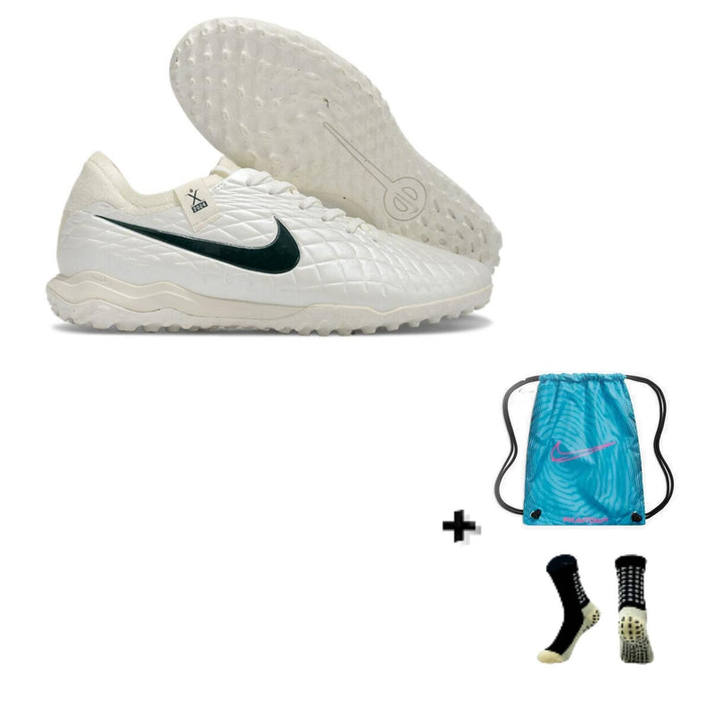 Nike Tiempo Legend X Pro (Society) + Meia Antiderrapante + Bolsa