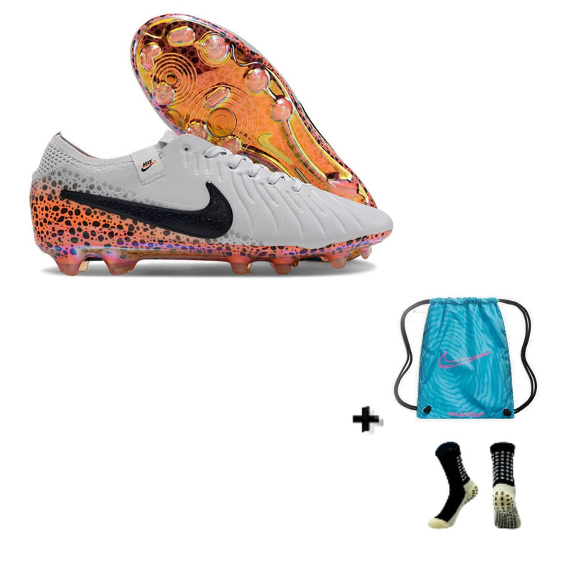 Nike Tiempo Legend X Elite FG + Meia Antiderrapante + Bolsa