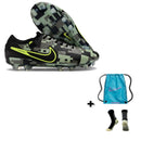 Nike Tiempo Legend X Elite FG + Meia Antiderrapante + Bolsa