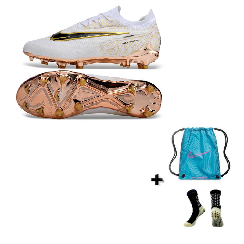Nike Phantom GX Low Elite FG + Meia Antiderrapante + Bolsa