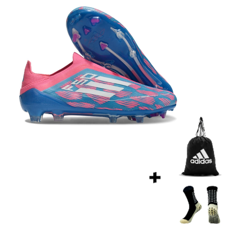Adidas X F50 Elite Laceless FG + Meia Antiderrapante + Bolsa