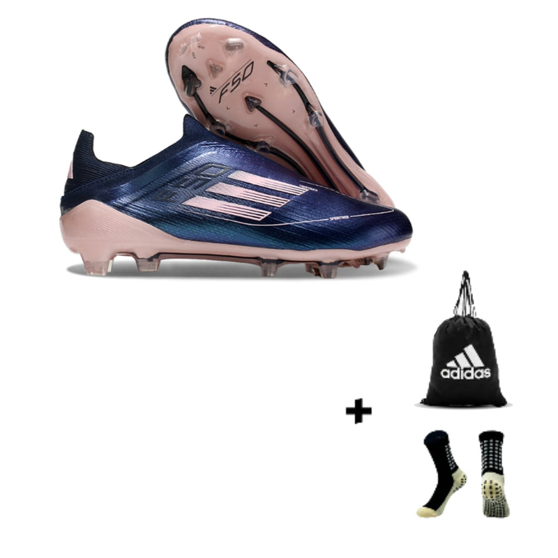 Adidas X F50 Elite Laceless FG + Meia Antiderrapante + Bolsa