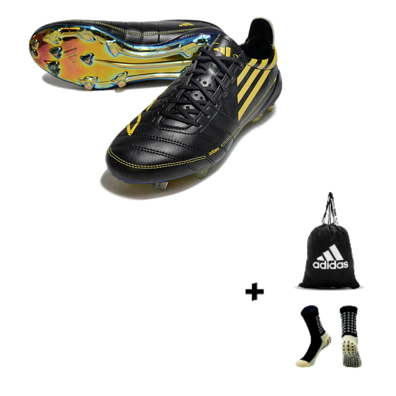 Adidas F50 Adizero Elite FG + Meia Antiderrapante + Bolsa