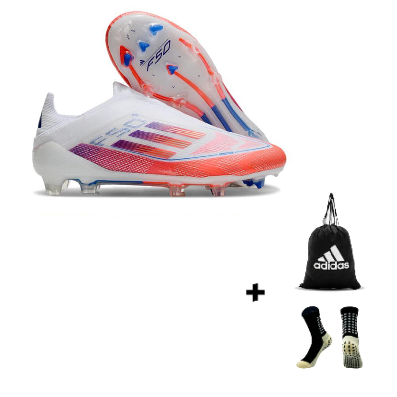 Adidas X F50 Elite Laceless FG + Meia Antiderrapante + Bolsa