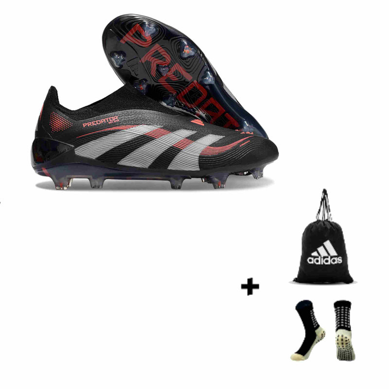 Adidas Predator Elite Tongue 25+ Elite FG + Meia Antiderrapante + Bolsa