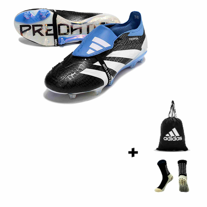 Adidas Predator Elite Tongue 25 Elite FG + Meia Antiderrapante + Bolsa