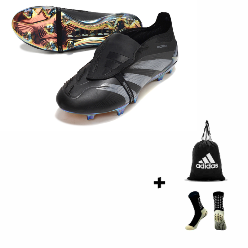 Adidas Predator Elite Tongue 25 Elite FG + Meia Antiderrapante + Bolsa
