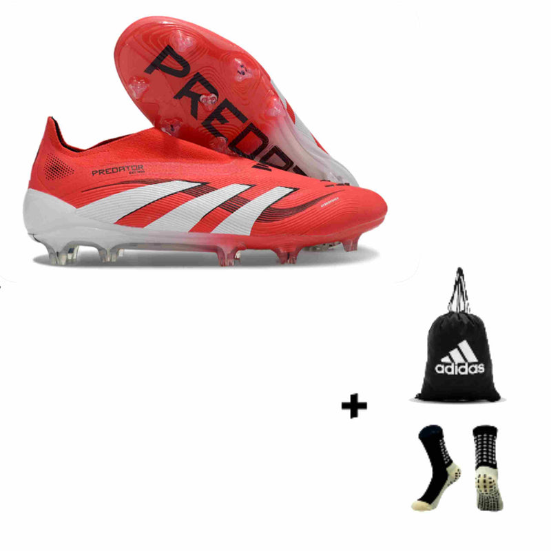 Adidas Predator Elite Tongue 25+ Elite FG + Meia Antiderrapante + Bolsa