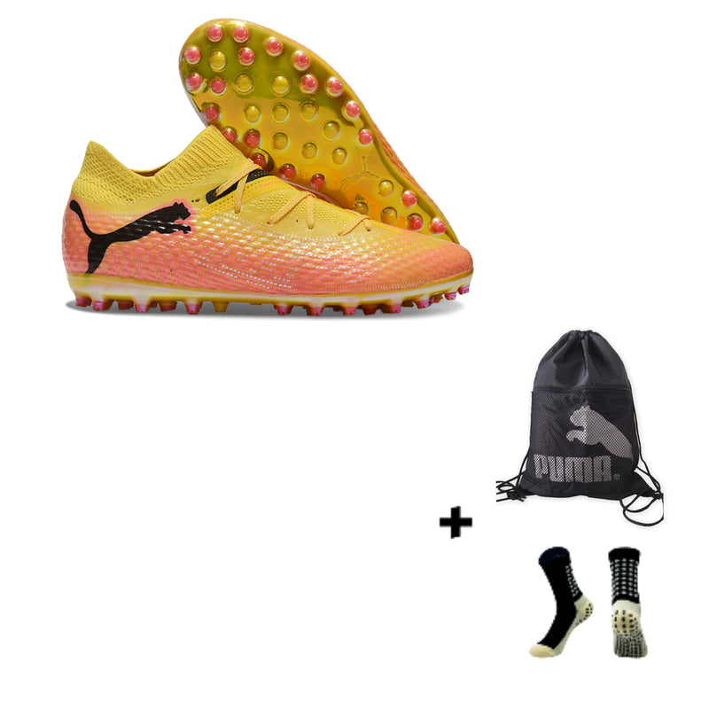 PUMA FUTURE 7 ULTIMATE society AG + Meia Antiderrapante + Bolsa
