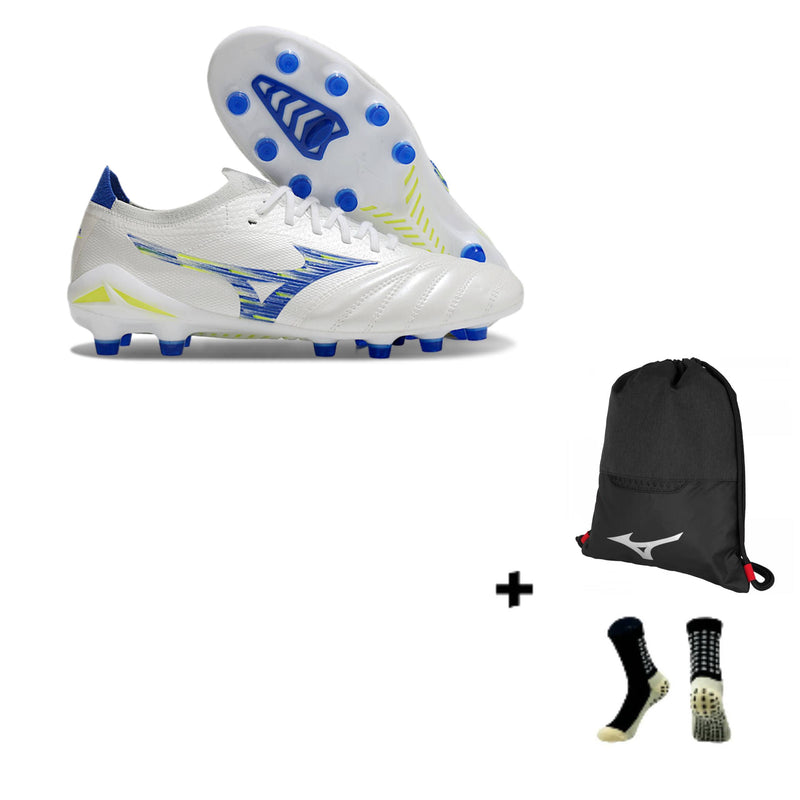 Mizuno Morelia Neo IV BETA Made In Japan + Meia Antiderrapante + Bolsa