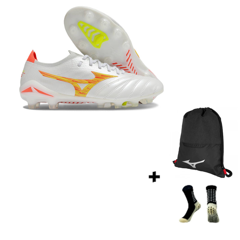 Mizuno Morelia Neo IV BETA Made In Japan + Meia Antiderrapante + Bolsa