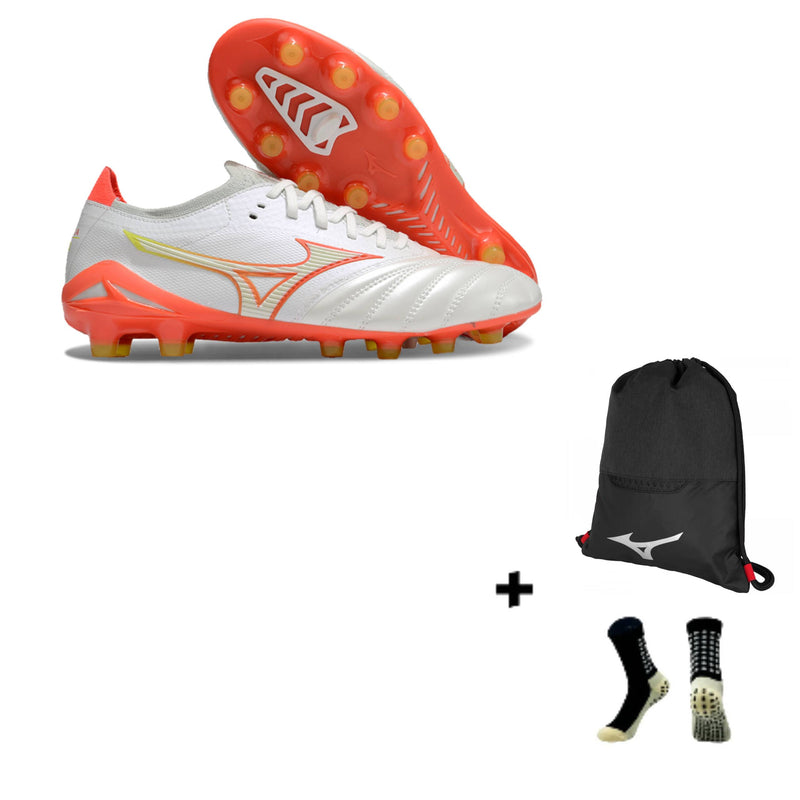 Mizuno Morelia Neo IV BETA Made In Japan + Meia Antiderrapante + Bolsa