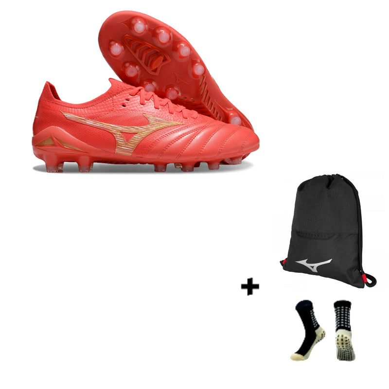 Mizuno Morelia Neo IV BETA Made In Japan + Meia Antiderrapante + Bolsa