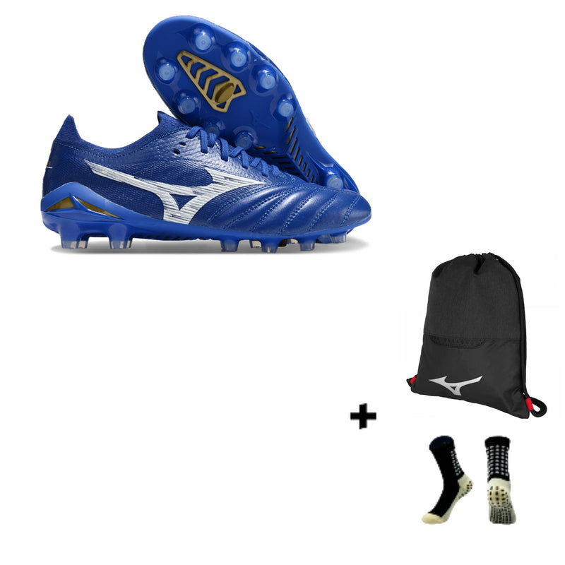 Mizuno Morelia Neo IV BETA Made In Japan + Meia Antiderrapante + Bolsa