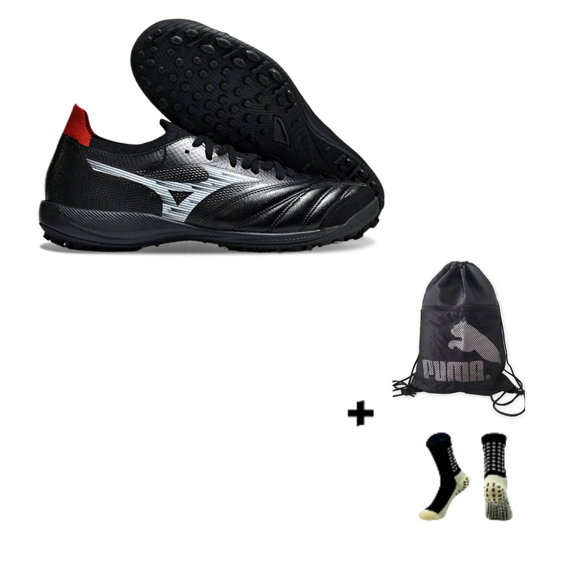 Mizuno Morelia Neo Sala M8 β Society + Meia Antiderrapante + Bolsa