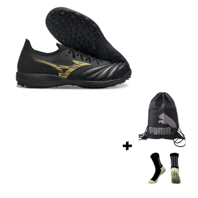 Mizuno Morelia Neo Sala M8 β Society + Meia Antiderrapante + Bolsa