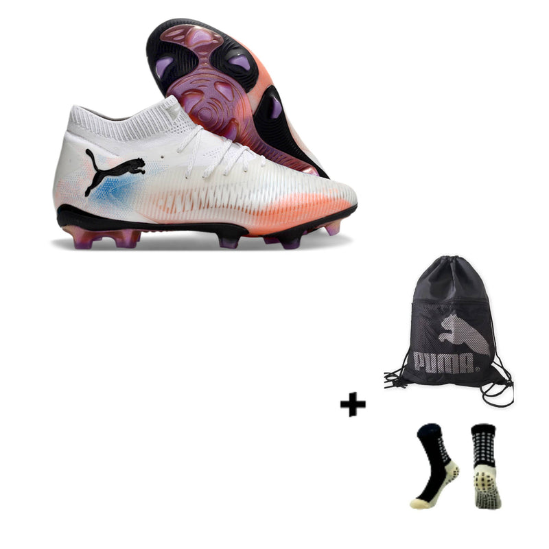 PUMA FUTURE 8 ULTIMATE FG + MEIA ANTIDERRAPANTE + BOLSA