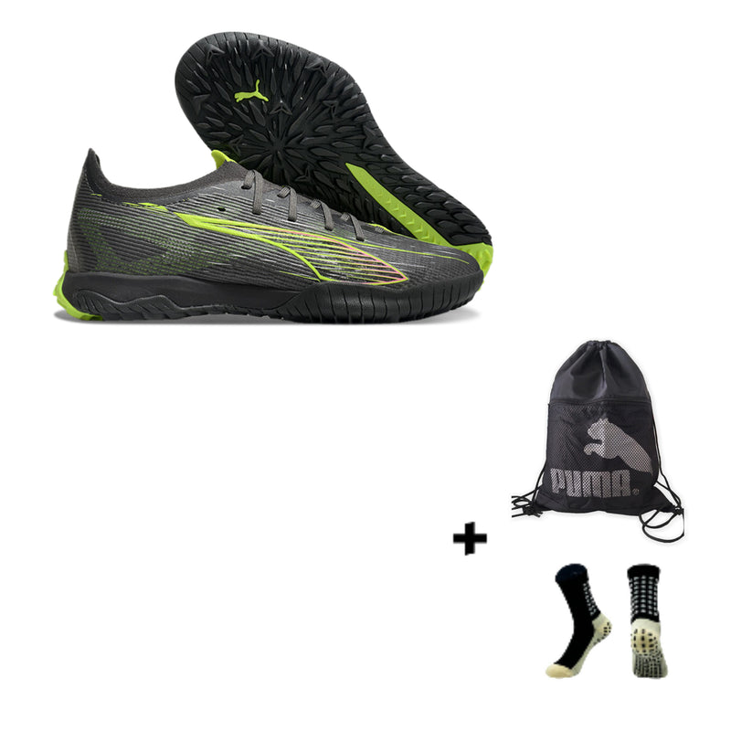 PUMA ULTRA 5 ULTIMATE society + Meia Antiderrapante + Bolsa