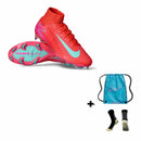 Nike Mercurial Air Zoom Superfly X Elite FG + Meia Antiderrapante + Bolsa