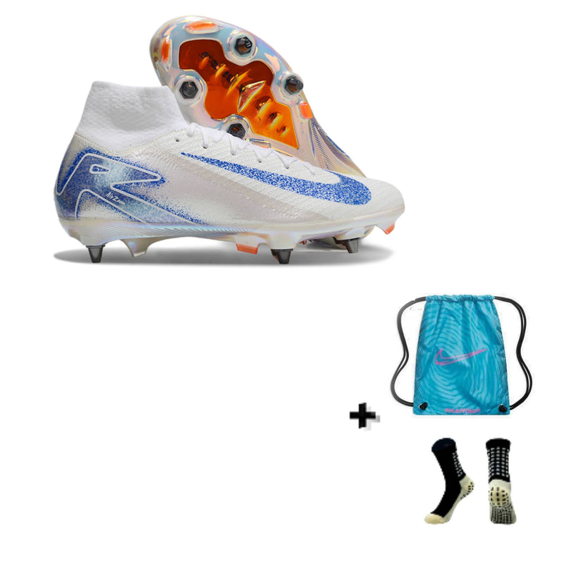 Nike Air Zoom Superfly X Eite SG (Trava Mista) + Meia Antiderrapante + Bolsa