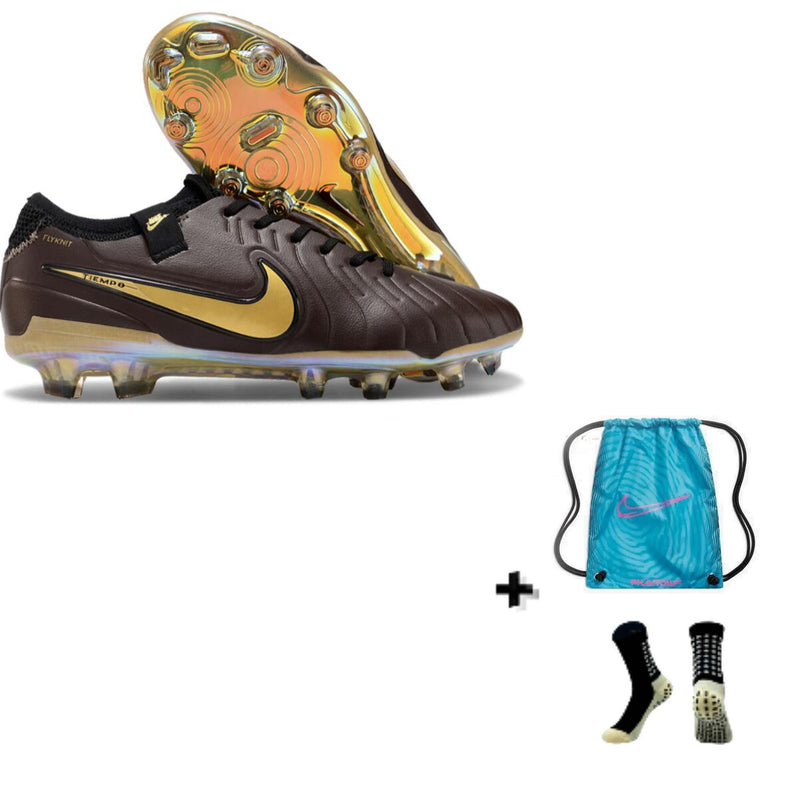 Nike Tiempo Legend X Elite FG + Meia Antiderrapante + Bolsa