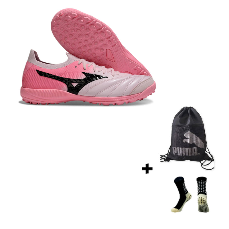 Mizuno Morelia Neo Sala M8 β Society + Meia Antiderrapante + Bolsa