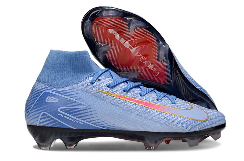 Nike Mercurial Air Zoom Superfly X Elite FG + Meia Antiderrapante + Bolsa