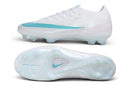 Nike Air Zoom Mercurial Vapor 17 Elite XXVI FG - Chuteira Campo Velocidade – Branco/Verde-água + Meia + Bolsa
