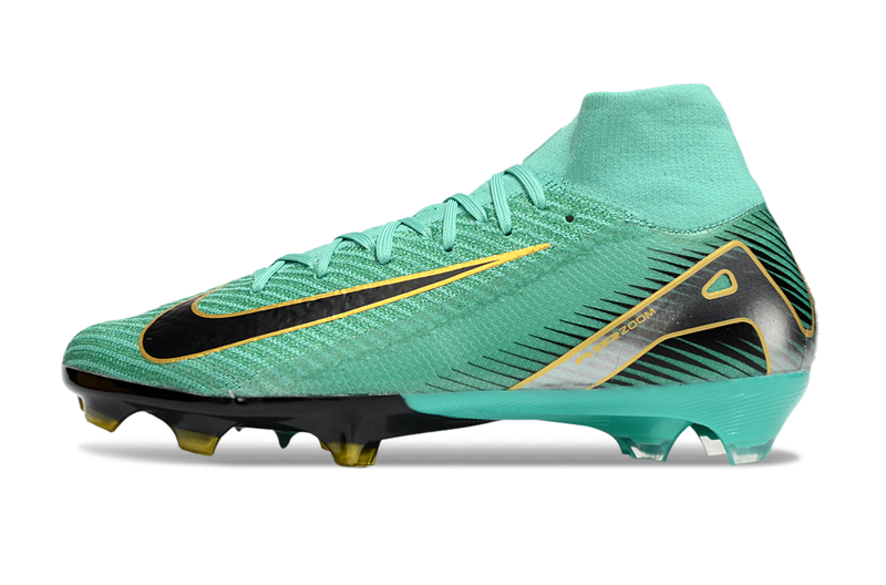 Nike Mercurial Air Zoom Superfly X Elite FG + Meia Antiderrapante + Bolsa