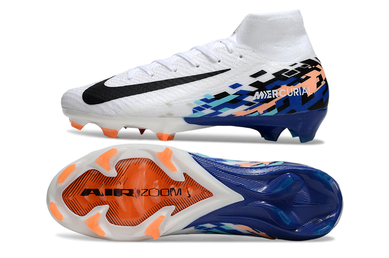 Nike Mercurial Air Zoom Superfly X Elite FG + Meia Antiderrapante + Bolsa