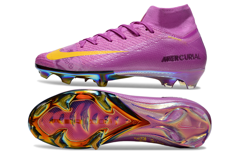 Nike Mercurial Air Zoom Superfly X Elite FG + Meia Antiderrapante + Bolsa