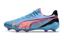 Puma King FG - Chuteira de Campo Clássica + Meia Antiderrapante + Bolsa